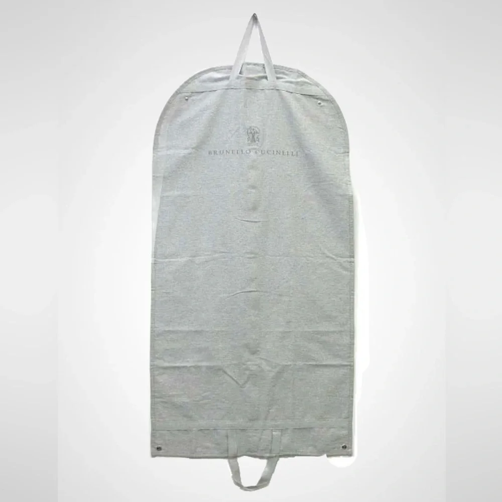 New Brunello Cucinelli Fabric Logo Garment Bag